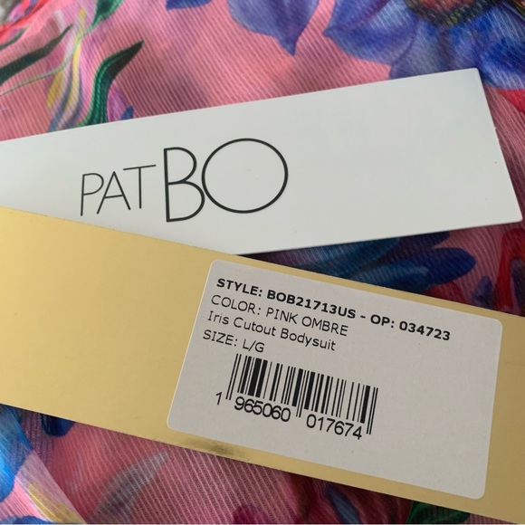 🐚SOLD🐚 NWT PatBO Iris Cut-out Bodysuit - Picture 7 of 11